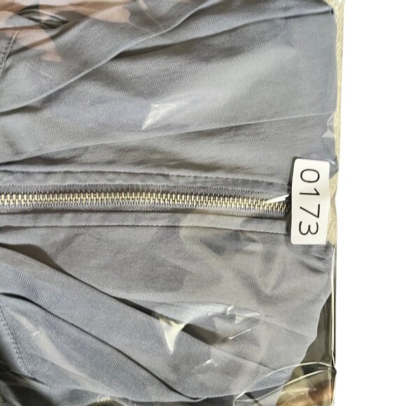 H&M Gray Sleeveless Zip-Front Dress With Pleated Detail & V-Neckline - Size 2 - Picture 11 of 11